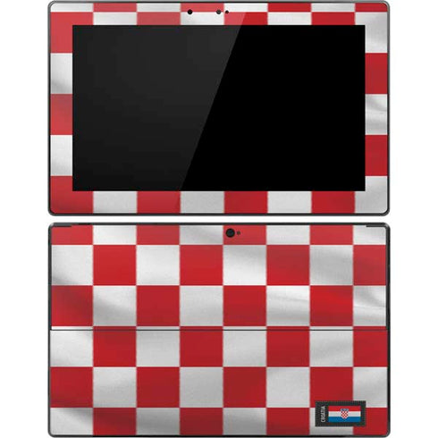 Croatia Soccer Flag Surface Pro Tablet Skin